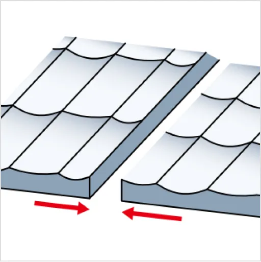 方向を案内している図